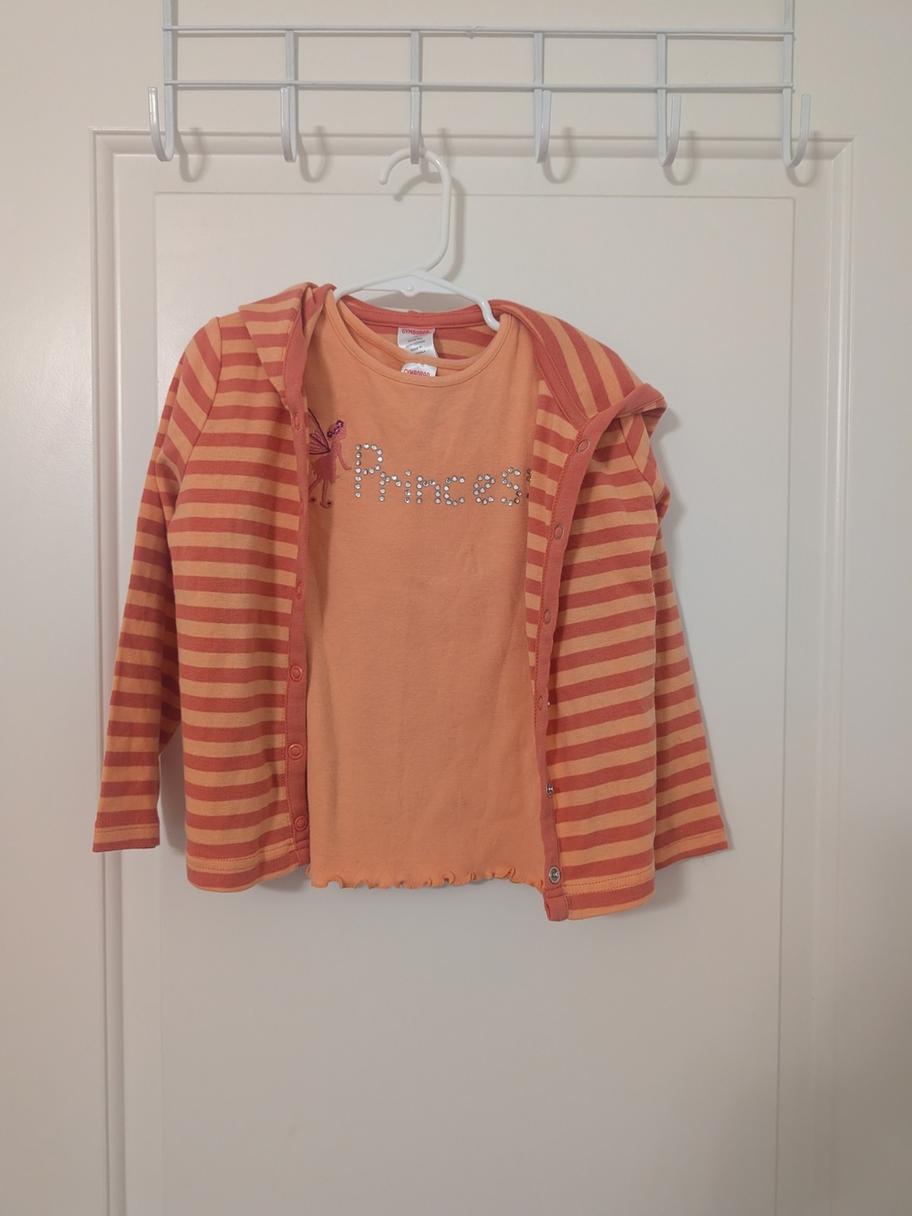 Vintage Gymboree Fairytale Princess 2pc Top Hoodie Set Girls 4 Y2K 2006
